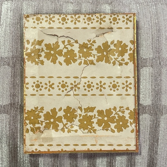 Yellow Rose Red Thorn Hand-painted Original Oil Signed Golden Framed Art - Picture 4 of 9